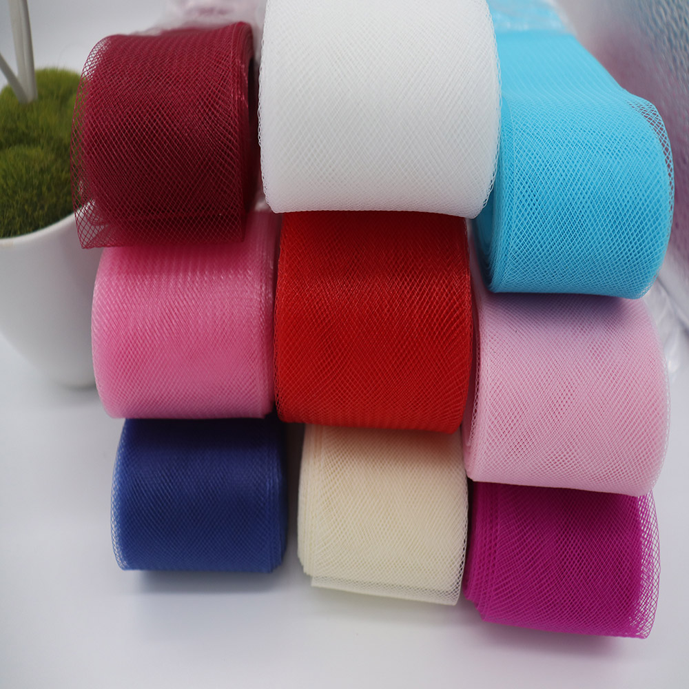 Sewing - Zacht polyester mesh lint, platte effen