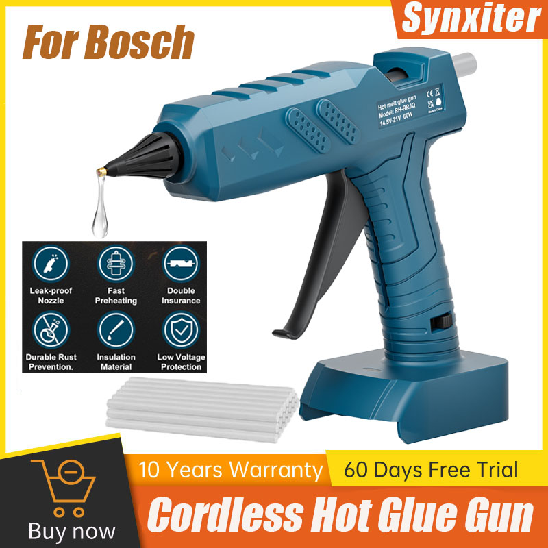 Hot Melt Glue Gun Cordless - Synxiter Draadloos Hot Melt Lijmpistool Met