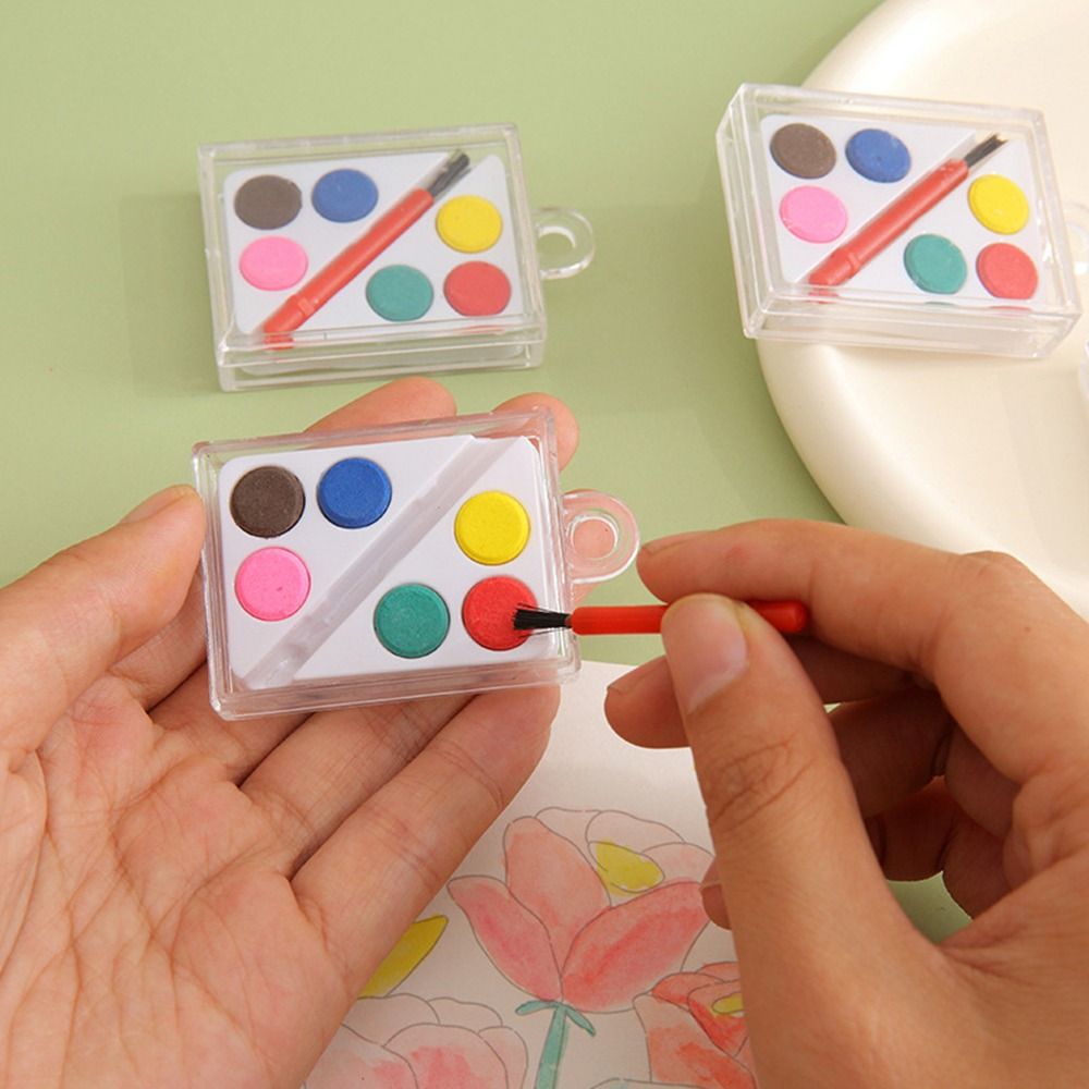Watercolor Paint Set Solid Pigment - Hoge kwaliteit met schilderkwast aquarelverfset effen