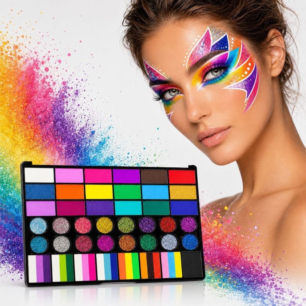 Watercolor Paint Set Solid Pigment - 42 kleuren aquarelverfset, levendige kleuren, solide