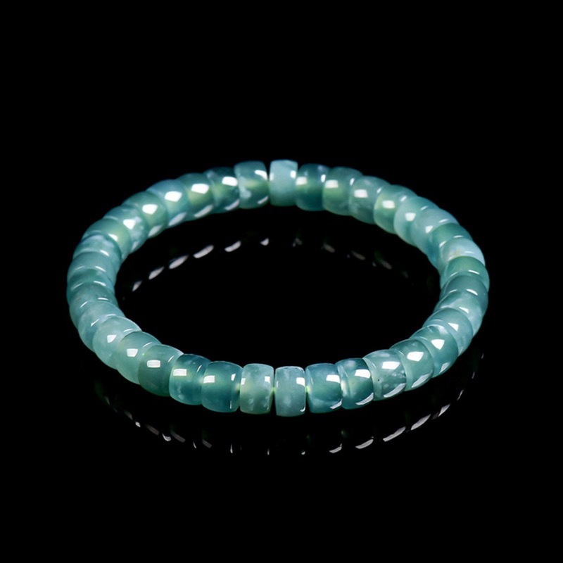 Beading - Natuurlijke Jadeiet van kwaliteit A, blauw