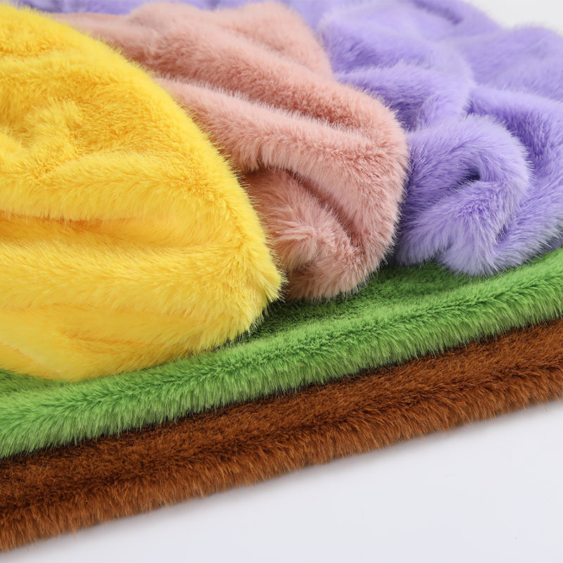 Sewing - Hoog-laagpolig faux pluche imitatiebont materiaal voor
