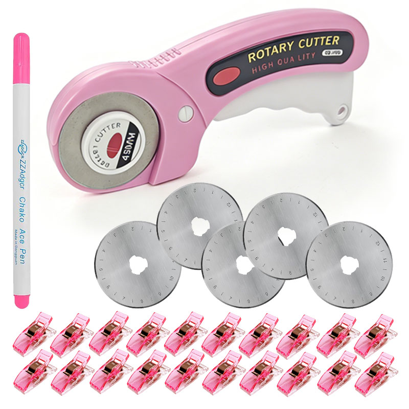 Rotary Cutter For Fabric 45Mm - 45mm roterende snijder voor naaibedrijf, inclusief