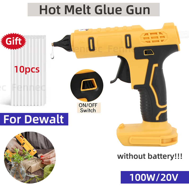 Hot Melt Glue Gun Cordless - Draadloze Elektrische Handheld Hot Lijmpistool Smeltpistool