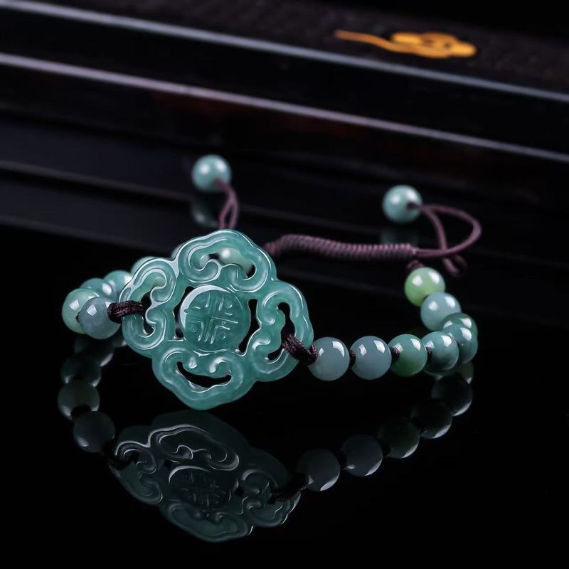 Beading - Natuurlijke Jadeiet A-kwaliteit Armband Origineel Ontwerp