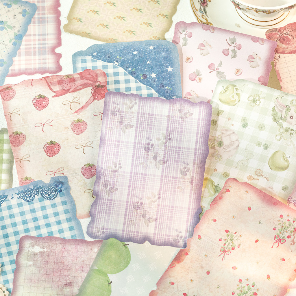 Vintage Junk Journal Scrapbooking Paper - 30 vellen vintage scrapbookpapier, scrapbooking benodigdheden,