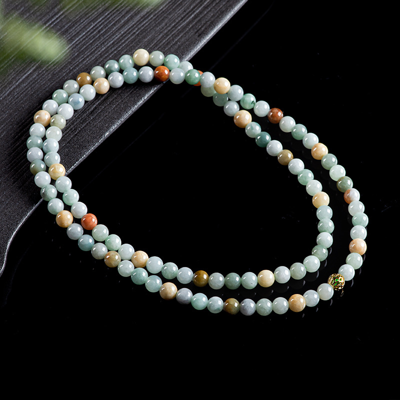 Beading - Birmese Jadeiet kralen armband ketting echte