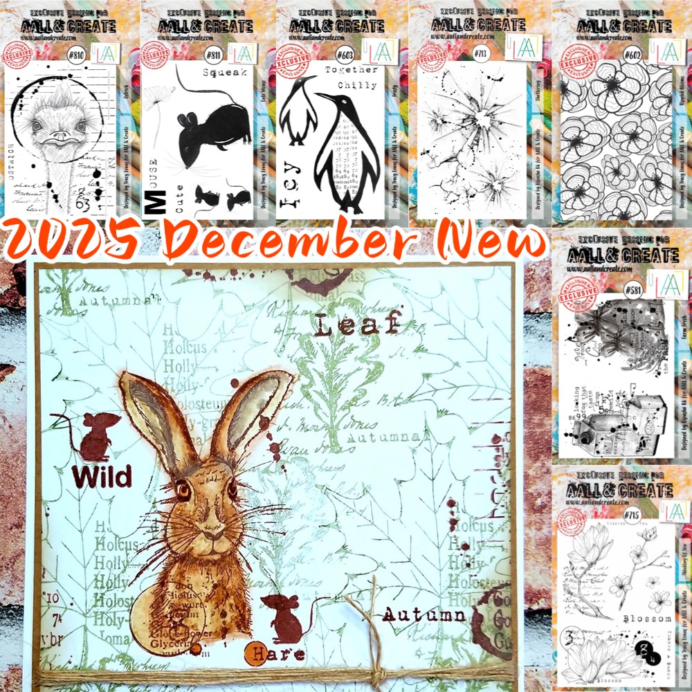 Clear Silicone Stamps For Card Making - duidelijke siliconen stempels voor doe-het-zelf blad