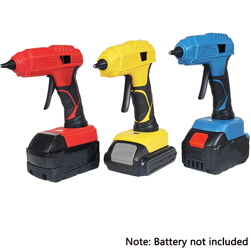 Hot Melt Glue Gun Cordless - 40W Draadloze Smeltlijmpistool Voor Makita/Dewalt/Milwaukee Elektrisch