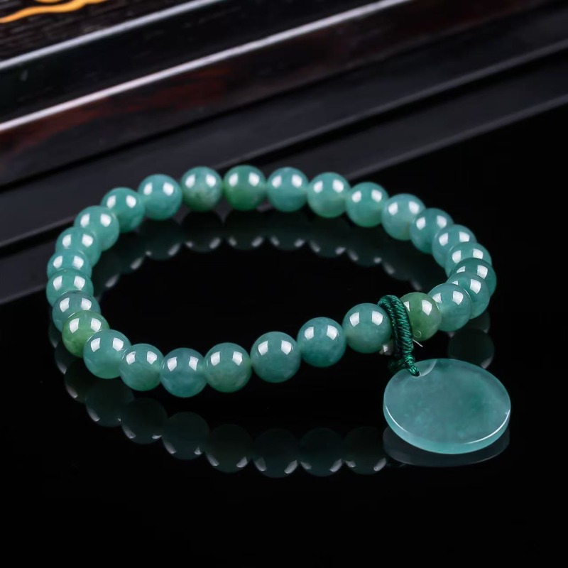 Beading - Natuurlijke Jadeiet Blauw Water Niets Plaquette