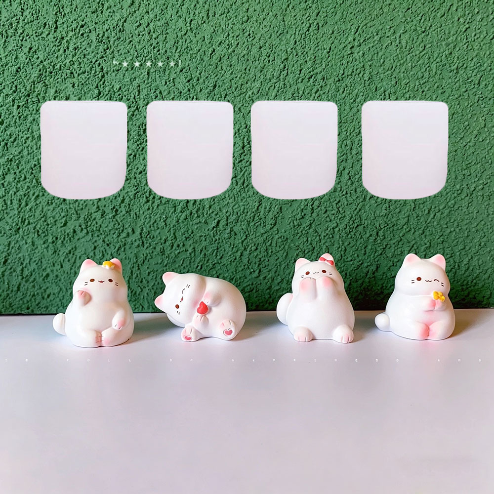 Silicone Epoxy Resin Molds Set - 3D Kat Siliconen Mal Set Gips