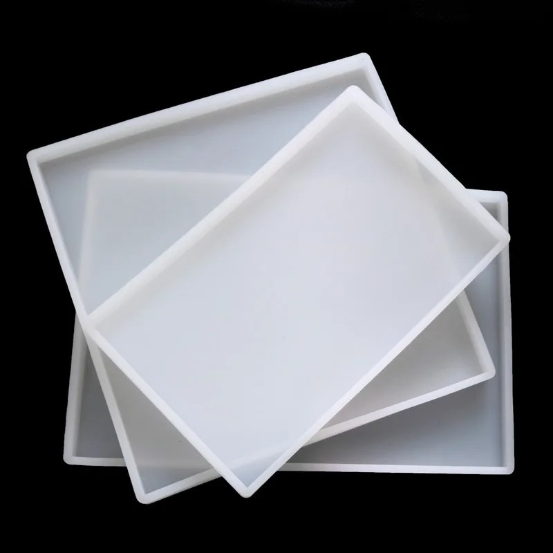 Silicone Epoxy Resin Molds Set - Hars-siliconenmal, duurzame harsbakmal, 3-delige set siliconen