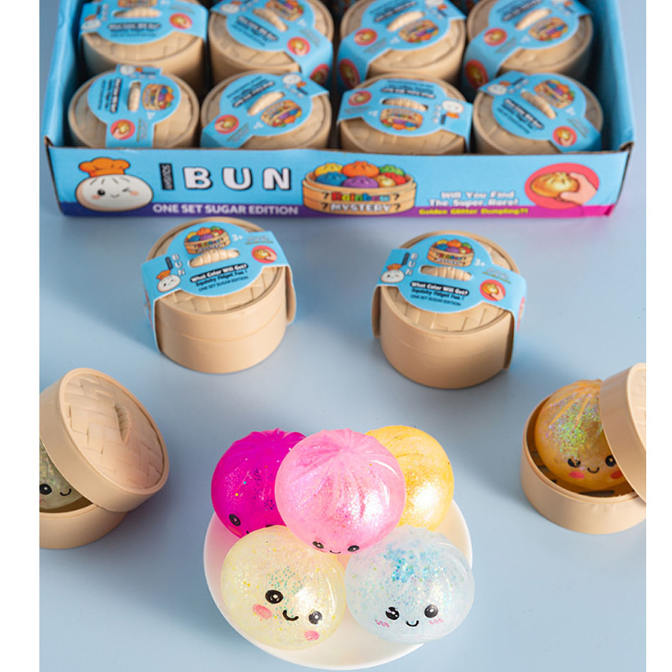 Beading - Gestoomd Broodje Knijpspeeltje Simulatie Bao Stressverlichtende