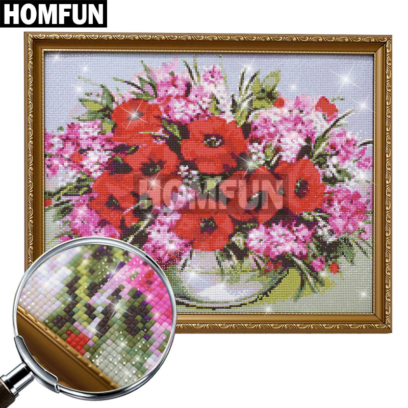 Homfun Volledige Vierkante/Ron - 5D Diamond Painting Kit Full Drill recensie en prijs