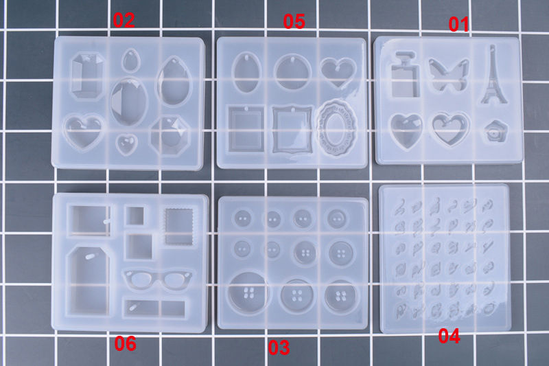 6-delige siliconenhars malset  - Silicone Epoxy Resin Molds Set recensie en prijs