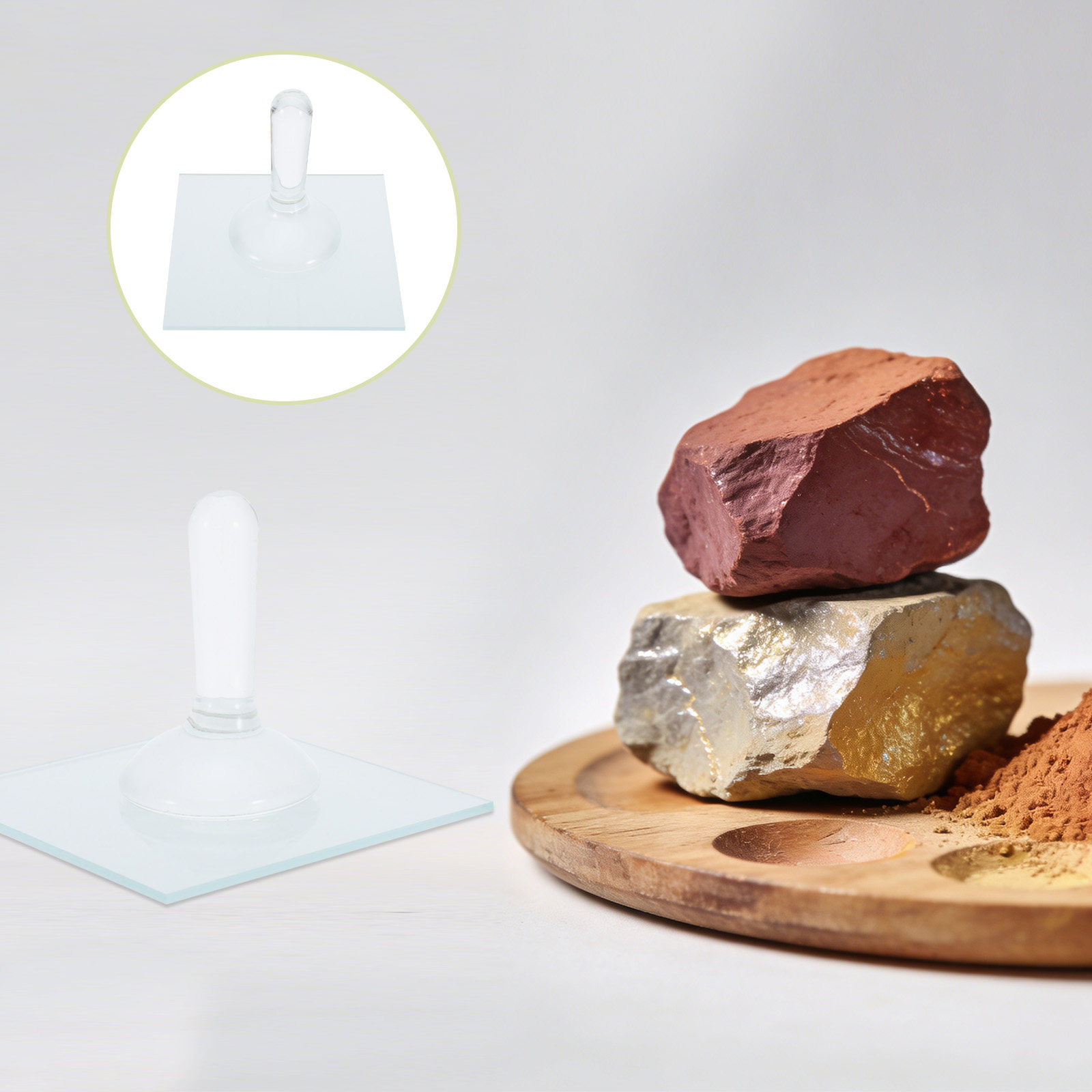 1 Set Glazen Slijpplaat voor M - Painting Supplies recensie en prijs