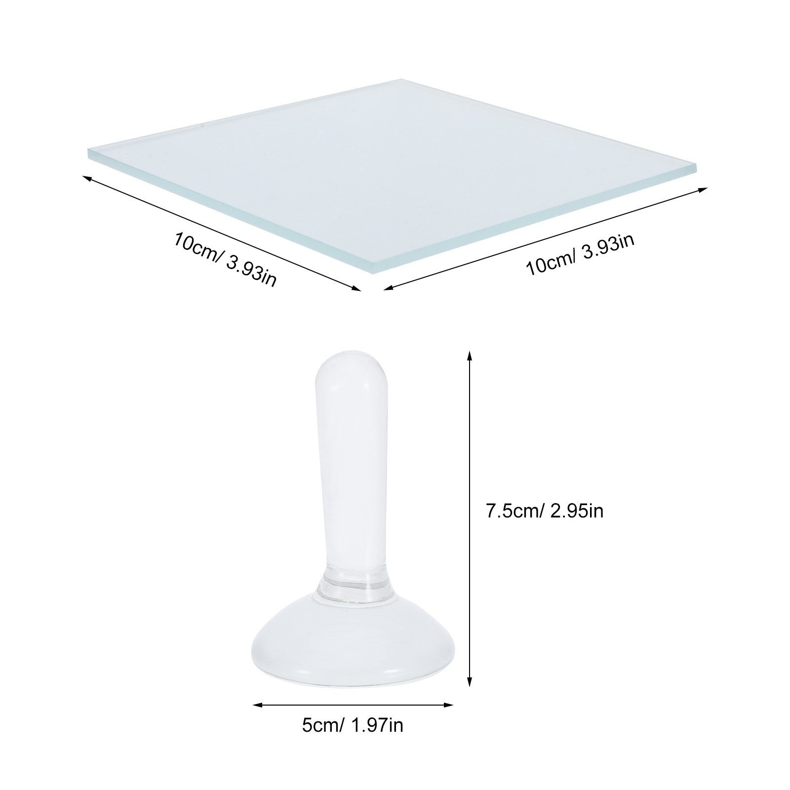 1 Set Glazen Slijpplaat voor M - Painting Supplies recensie en prijs