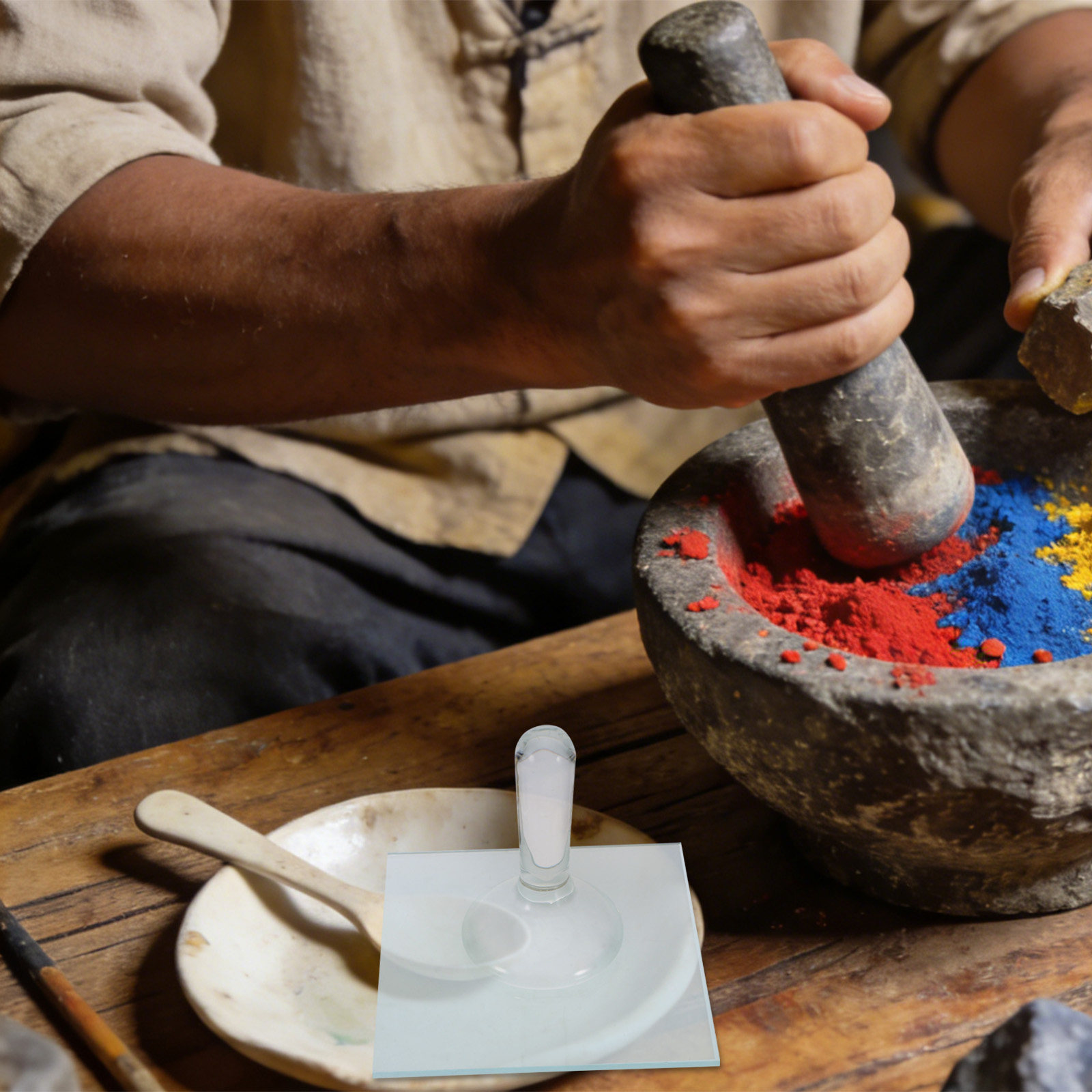 1 Set Glazen Slijpplaat voor M - Painting Supplies recensie en prijs