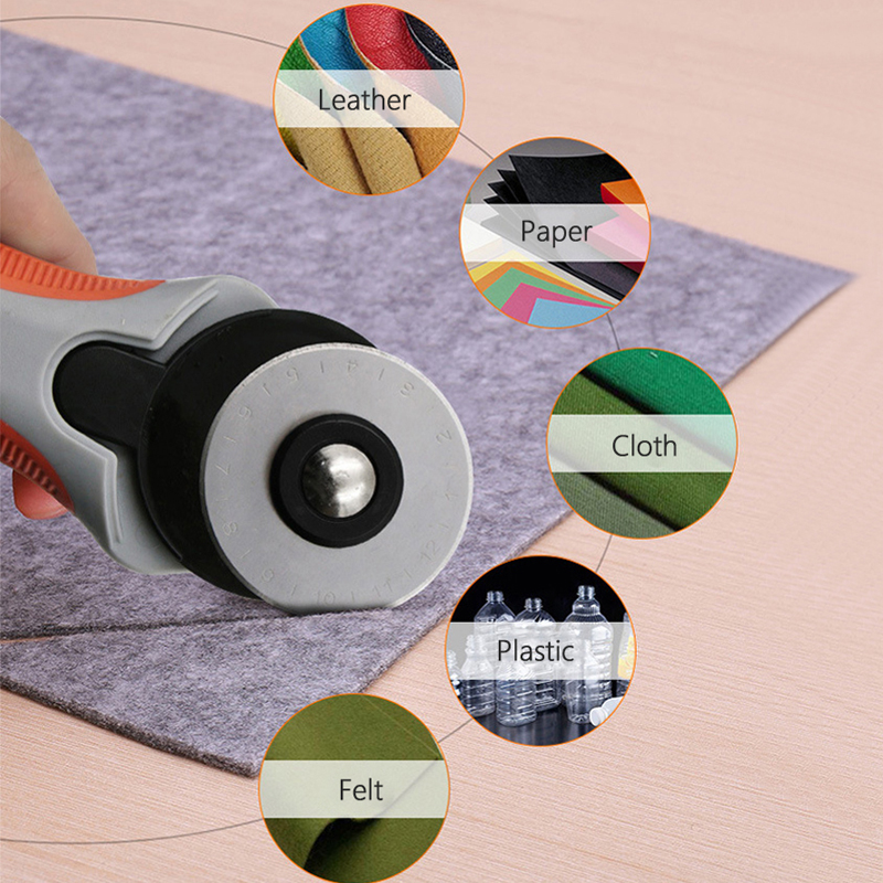 Leather Craft Cutter 45 mm rot - Rotary Cutter For Fabric 45Mm recensie en prijs
