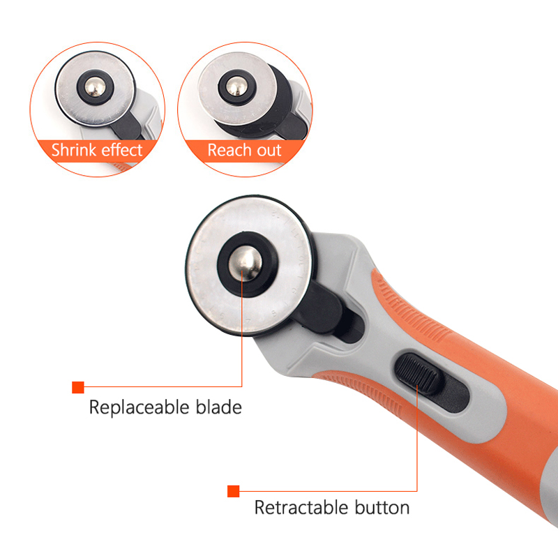 Leather Craft Cutter 45 mm rot - Rotary Cutter For Fabric 45Mm recensie en prijs