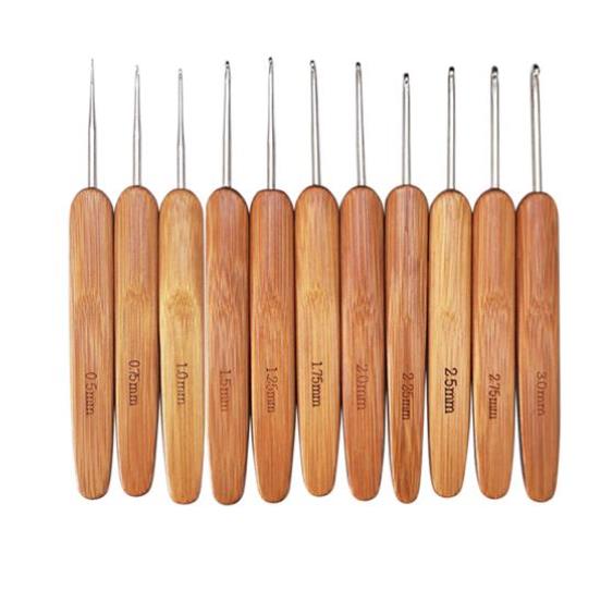 Bamboe Houten Handvat Haaknaal - Wooden Crochet Hooks Ergonomic Handle recensie en prijs