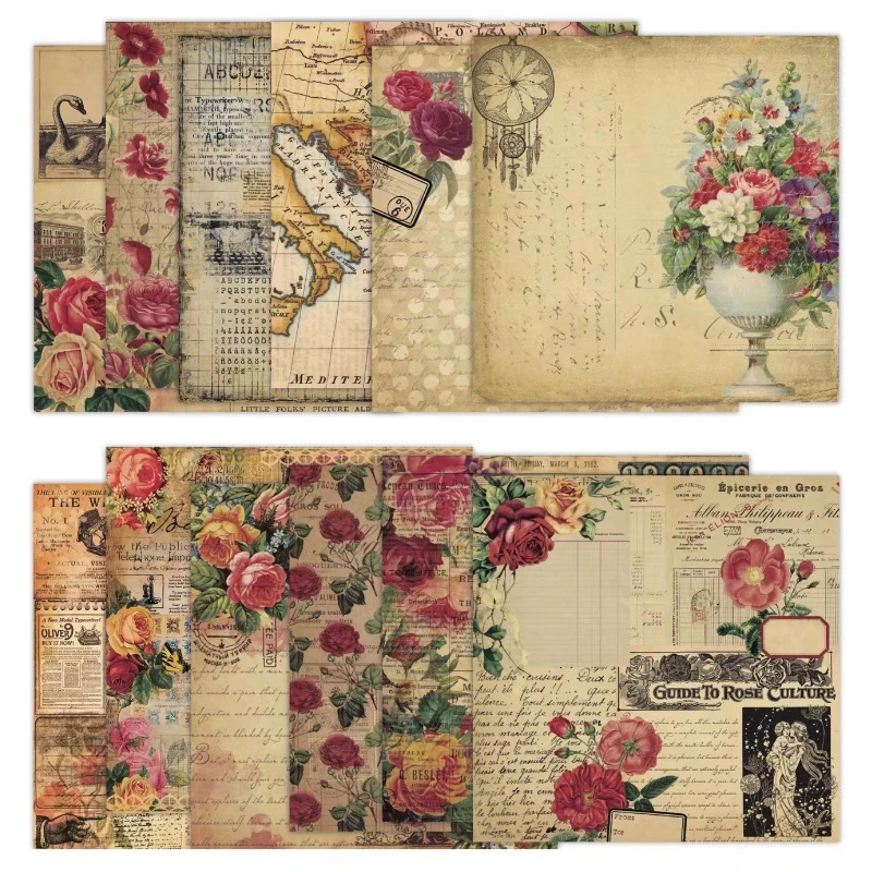 Scrapbook Pad Geassorteerd Pat - Vintage Junk Journal Scrapbooking Paper recensie en prijs