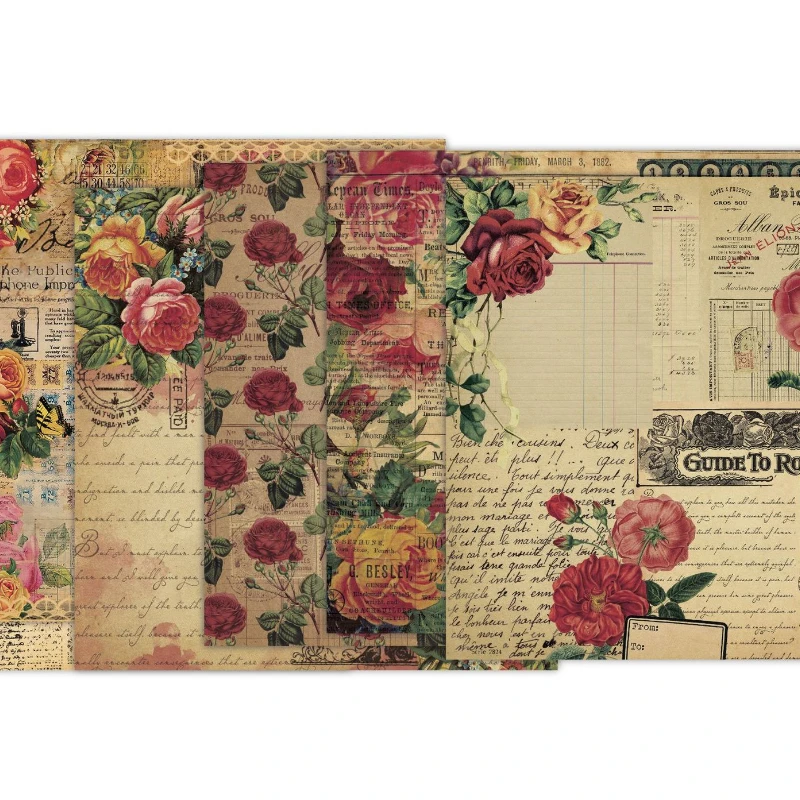Scrapbook Pad Geassorteerd Pat - Vintage Junk Journal Scrapbooking Paper recensie en prijs