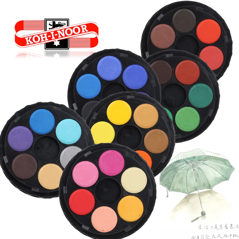 KOH-I-NOOR Solid Aquarel Pigme - Watercolor Paint Set Solid Pigment recensie en prijs