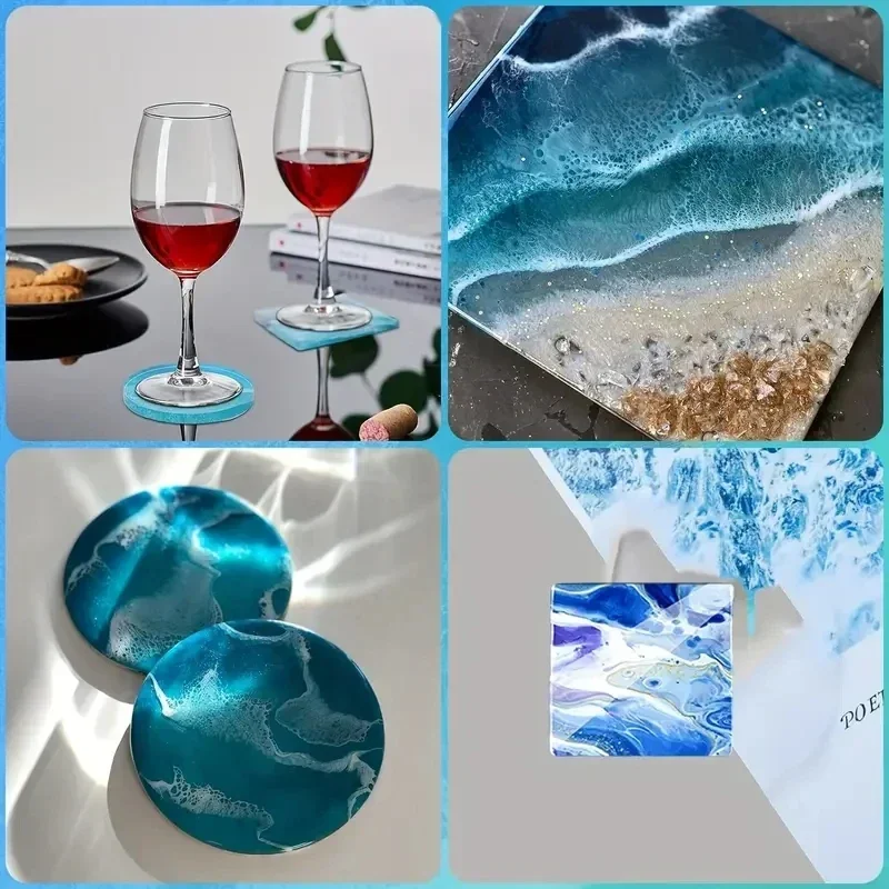 5 stks/set DlY Epoxyhars Cup O - Silicone Epoxy Resin Molds Set recensie en prijs