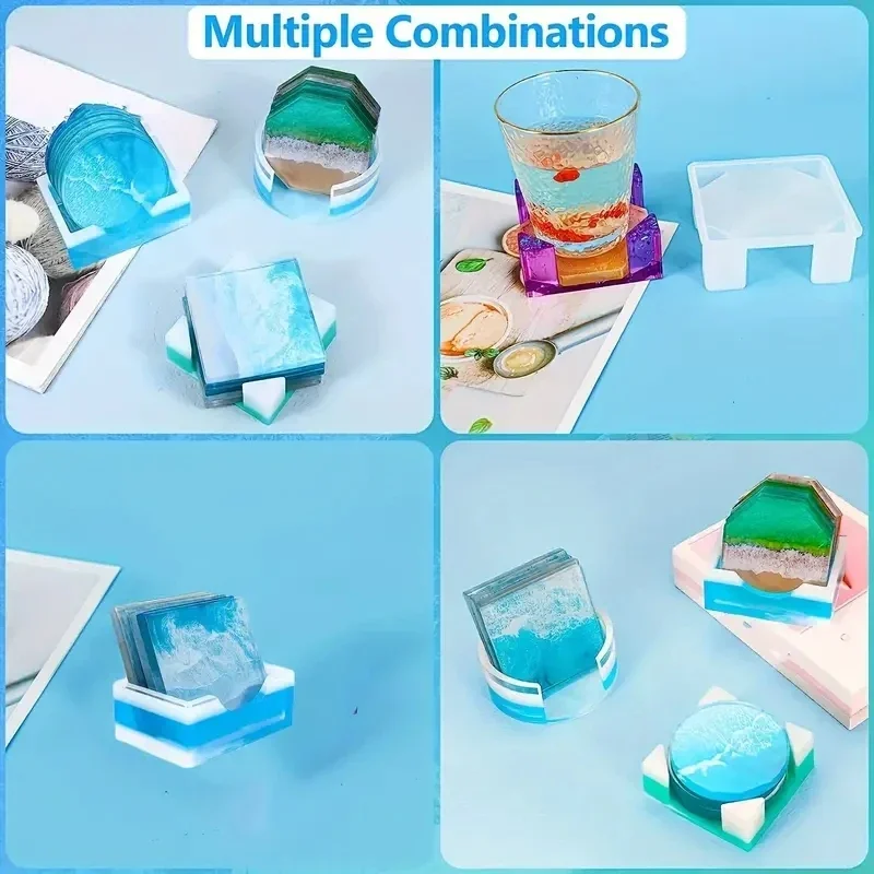 5 stks/set DlY Epoxyhars Cup O - Silicone Epoxy Resin Molds Set recensie en prijs