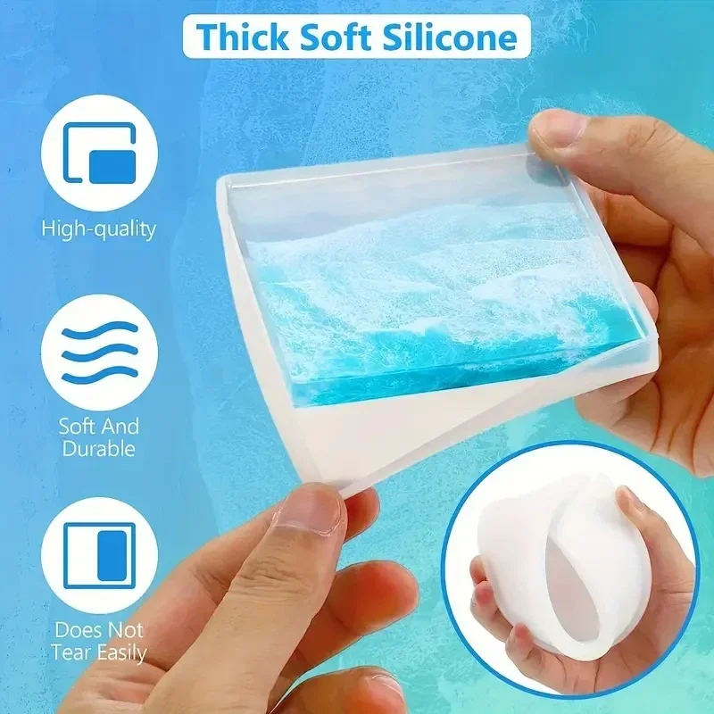 5 stks/set DlY Epoxyhars Cup O - Silicone Epoxy Resin Molds Set recensie en prijs