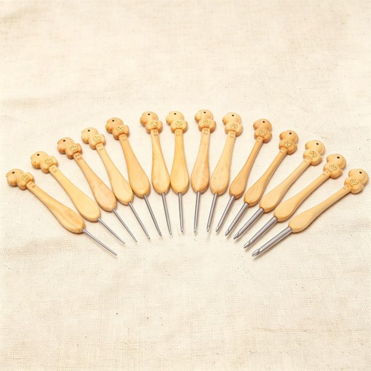 Lucky Horse Houten Haaknaald,  - Wooden Crochet Hooks Ergonomic Handle recensie en prijs