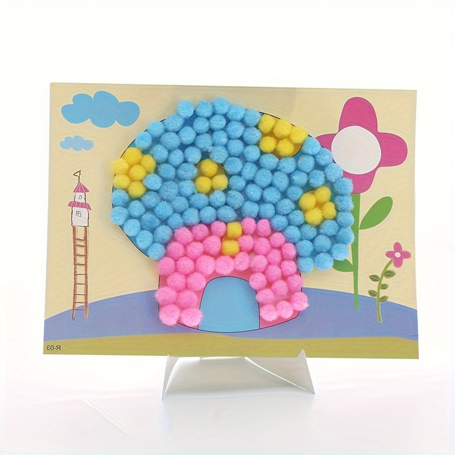 2 stks 16x21 cm Kleurrijke Pom - Painting Supplies recensie en prijs