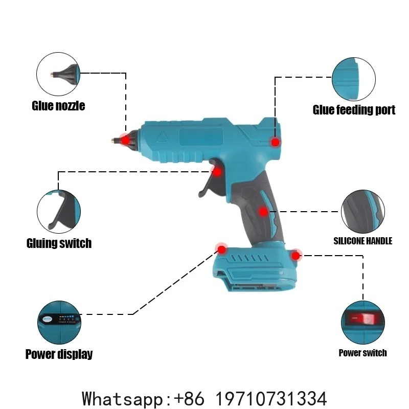 Draadloze elektrische hotmelt- - Hot Melt Glue Gun Cordless recensie en prijs