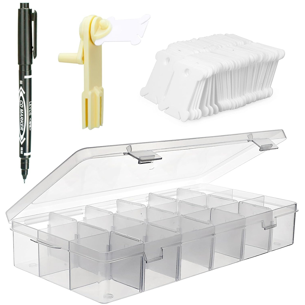 Borduurgaren Organizer met 18  - Cotton Embroidery Thread Skeins recensie en prijs