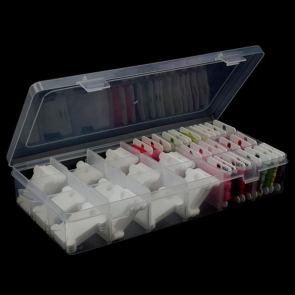 Borduurgaren Organizer met 18  - Cotton Embroidery Thread Skeins recensie en prijs
