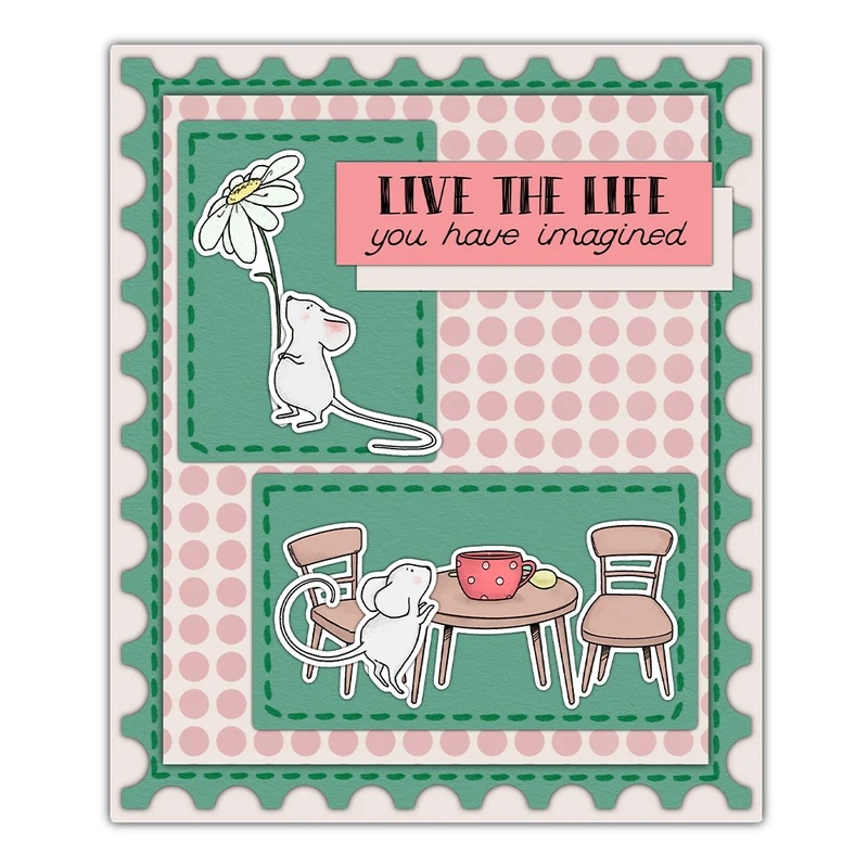 Suncraft Little Mouse & Kitche - Clear Silicone Stamps For Card Making recensie en prijs
