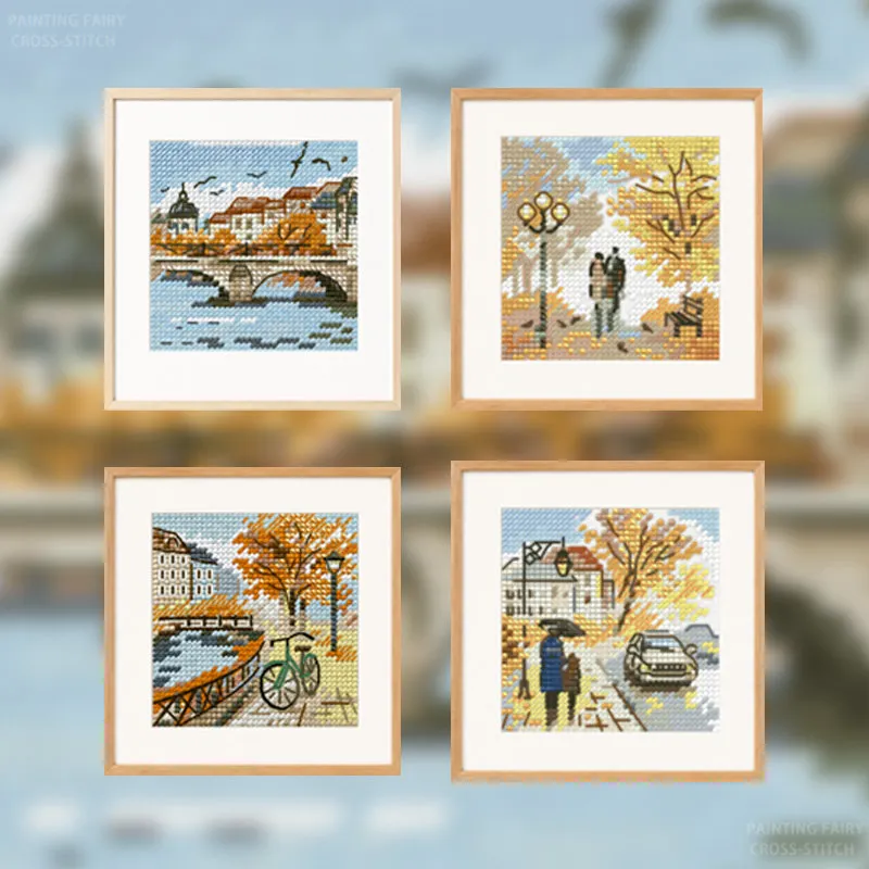 [CC-City Autumn Series]Beginne - Cross Stitch Stamped Kits Beginners recensie en prijs