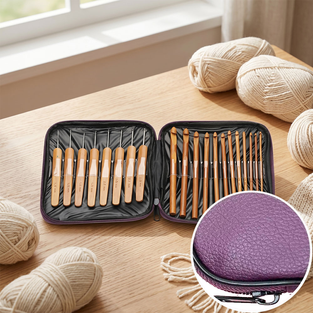 74-delige bamboe haaknaaldset, - Sewing recensie en prijs