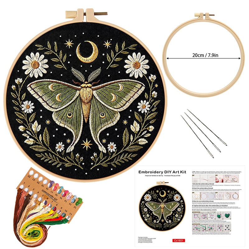 Vlinderbloem Borduurwerk DIY K - Cross Stitch Stamped Kits Beginners recensie en prijs