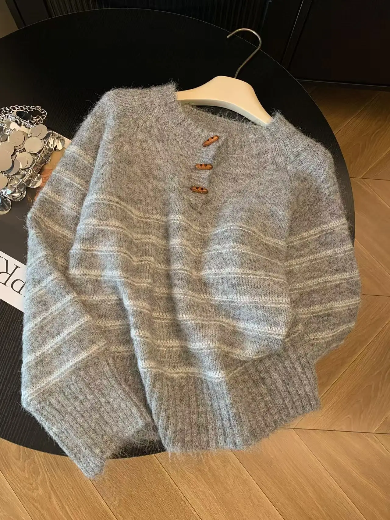 Herfst Winter Dames gestreepte - Embroidery recensie en prijs