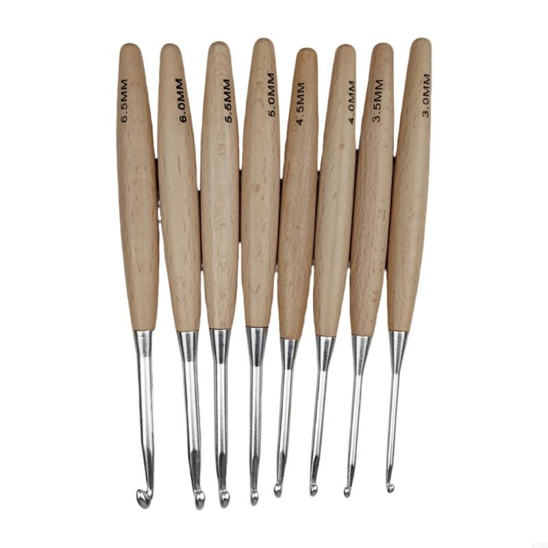 97BA haaknaald met ergonomisch - Wooden Crochet Hooks Ergonomic Handle recensie en prijs