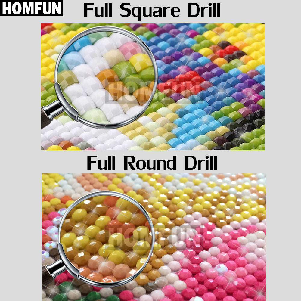 Homfun Ab 5d Diy Diamond Paint - 5D Diamond Painting Kit Full Drill recensie en prijs