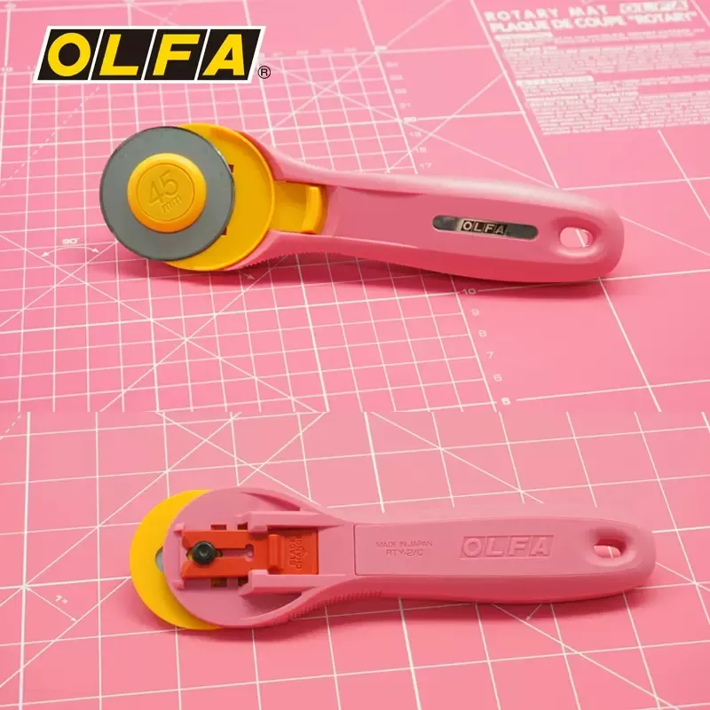 Olfa RTY-2/C 45Mm Roterend Roz - Rotary Cutter For Fabric 45Mm recensie en prijs