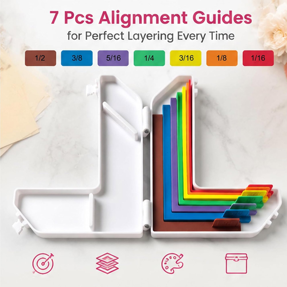 Papercraft Alignment Guide Set - Scrapbooking recensie en prijs