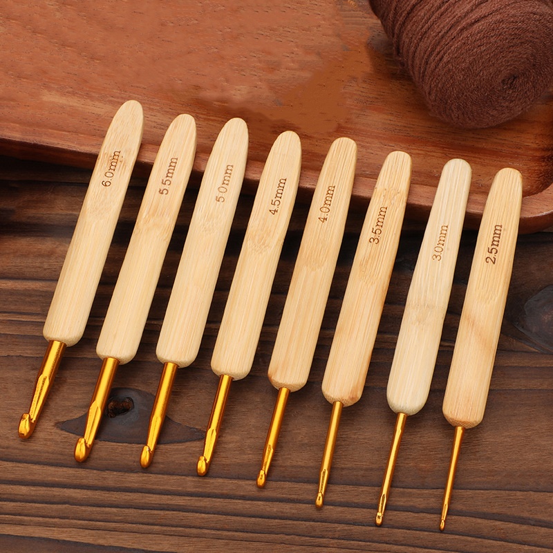 Bamboe Houten Handvat Haaknaal - Wooden Crochet Hooks Ergonomic Handle recensie en prijs