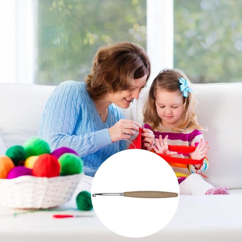 8 Stuks Ergonomische Haaknaald - Wooden Crochet Hooks Ergonomic Handle recensie en prijs
