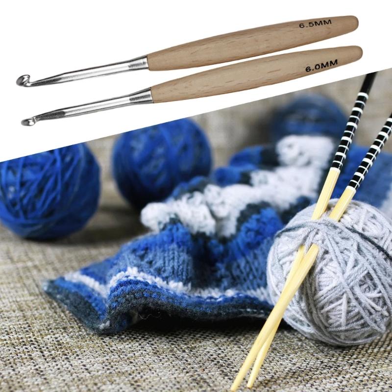 8 Stuks Ergonomische Haaknaald - Wooden Crochet Hooks Ergonomic Handle recensie en prijs