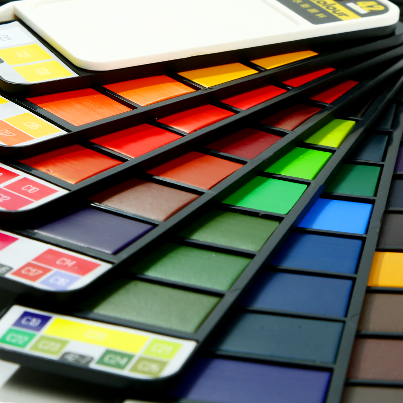 18/25/33/42 Kleuren Solid Aqua - Watercolor Paint Set Solid Pigment recensie en prijs