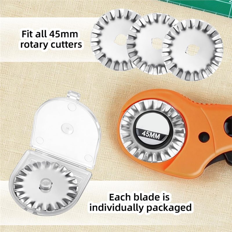 AAAF vervangende messen voor h - Rotary Cutter For Fabric 45Mm recensie en prijs